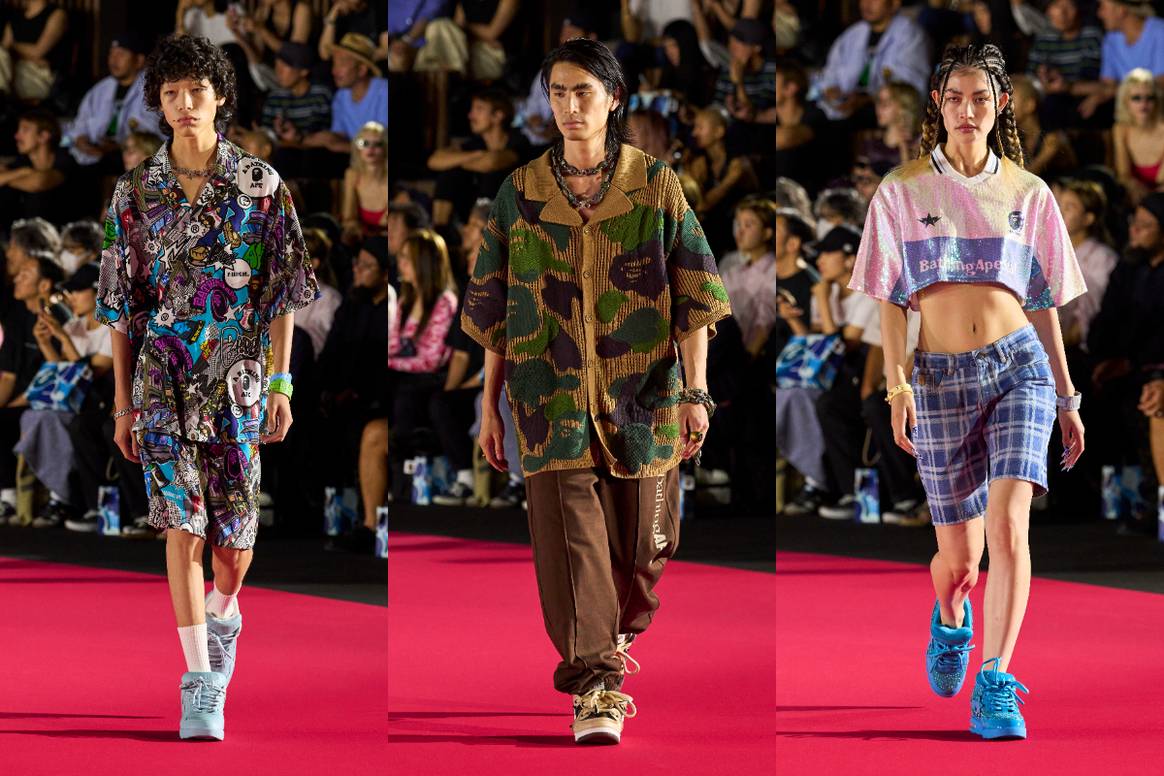 BAPE SS24, Rakuten Fashion Week Tokyo.