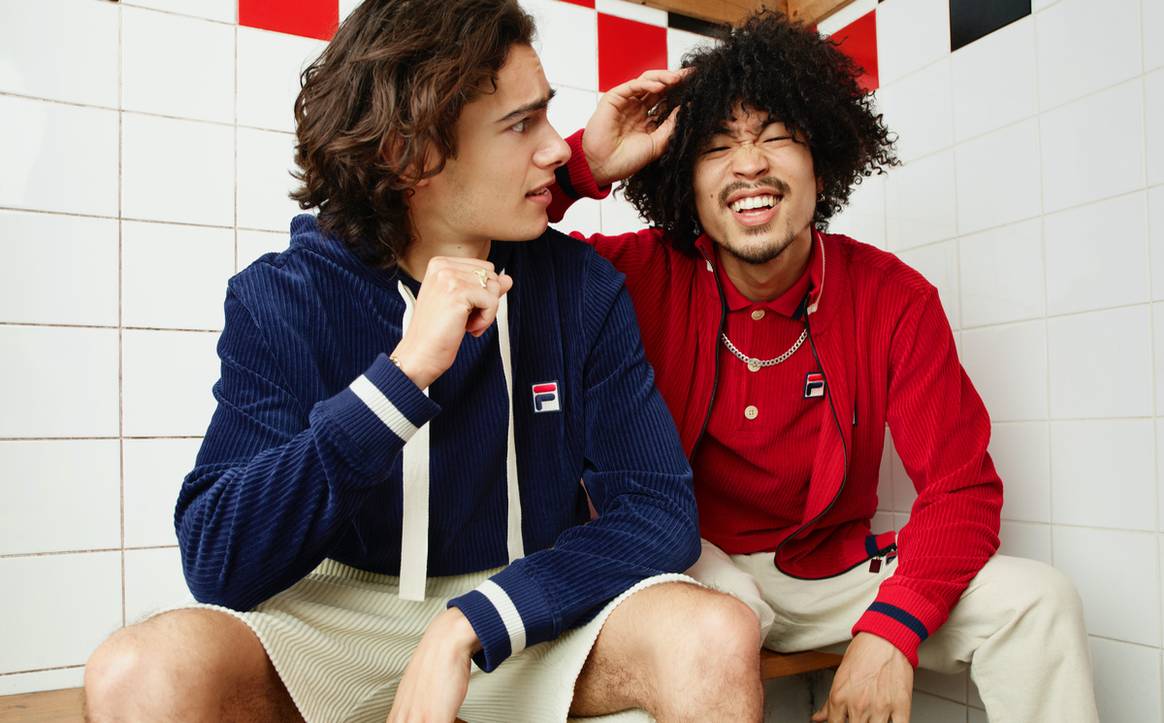 Image: courtesy of Fila x Oliver Spencer by Rankin