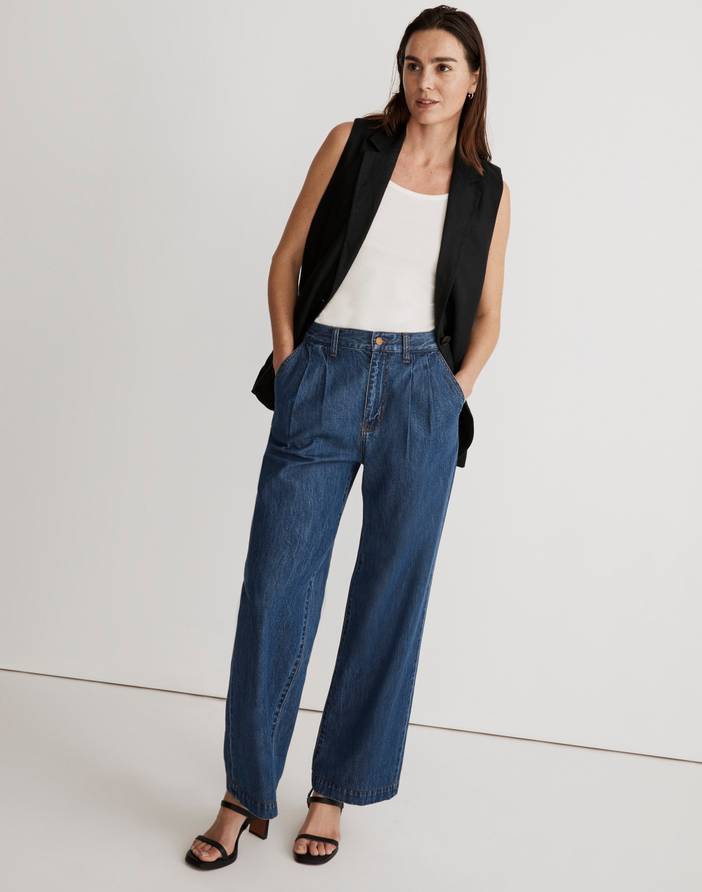 The Tall Harlow Wide-Leg Jean in Fairson Wash | Madewell