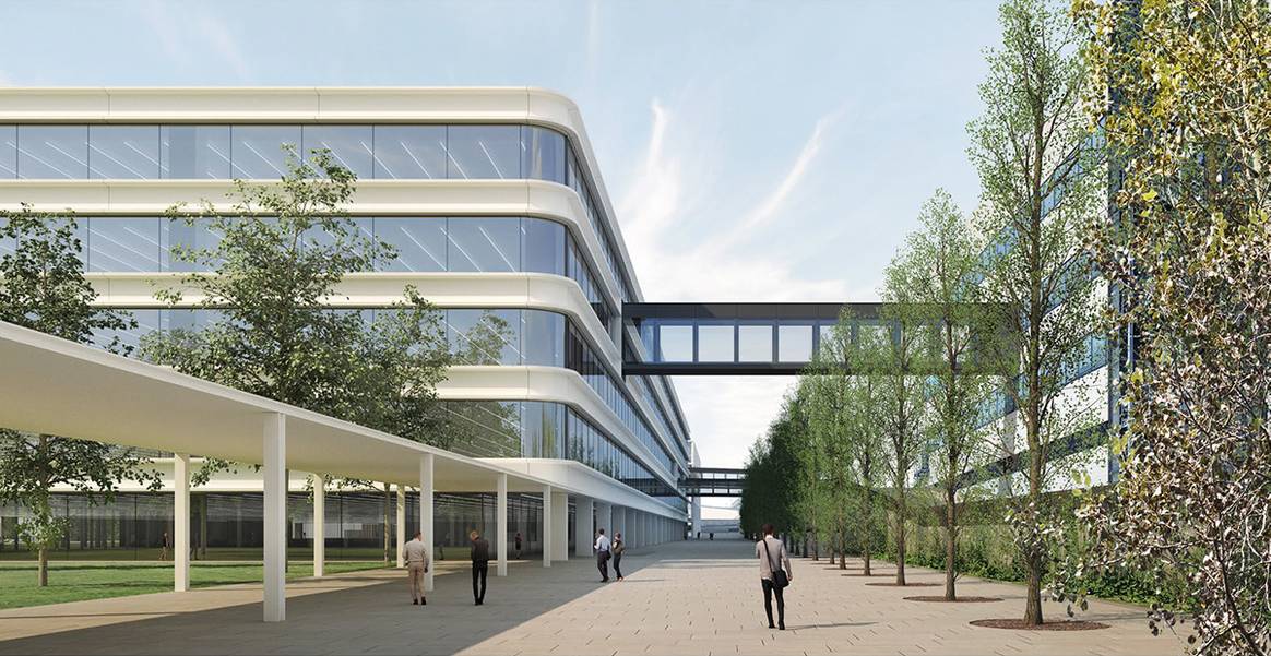 Photo Credits: Proyecto del nuevo edificio de Zara en la sede central de Inditex en Arteixo, La Coruña (España). Inditex.