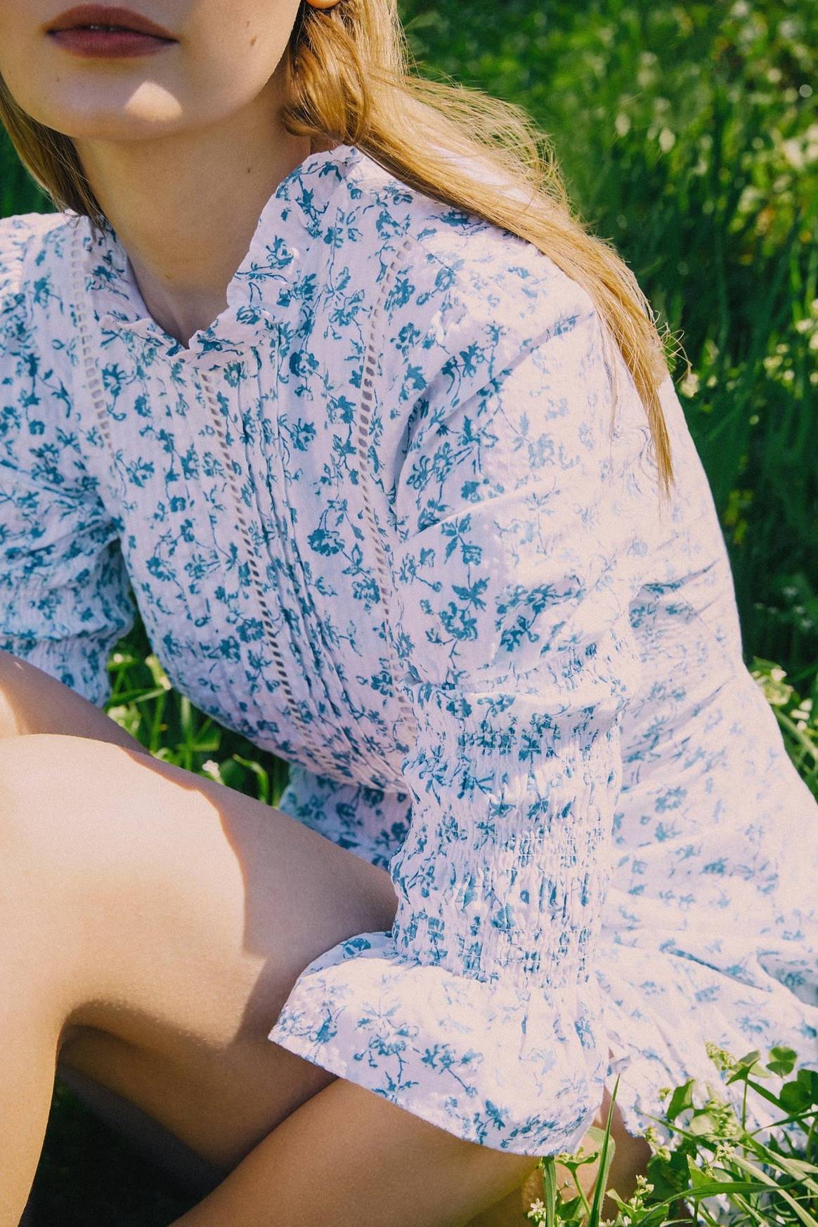 laura ashley uo exclusive maisy mock neck mini dress Laura Ashley UO Exclusive Maisy Mock Neck Mini Dress