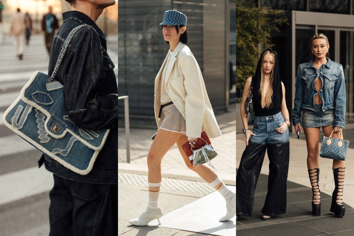 Denim Streetstyle trends Fashion Week