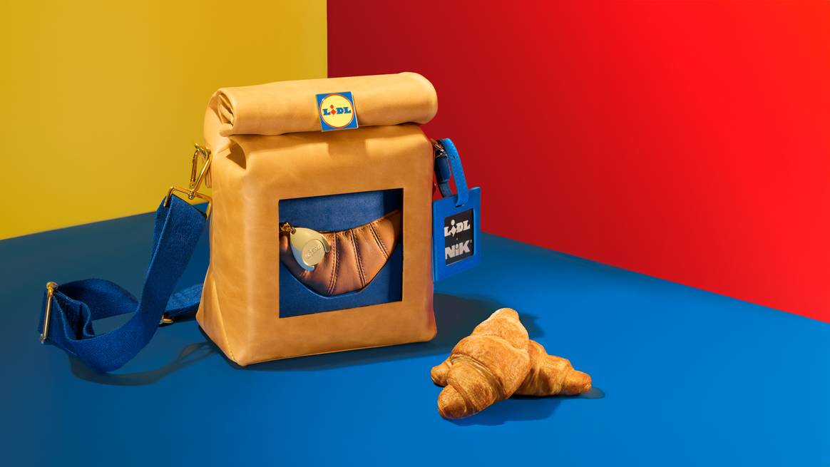 Lidl x Nikolas Bentel luxury ‘Croissant Handbag’