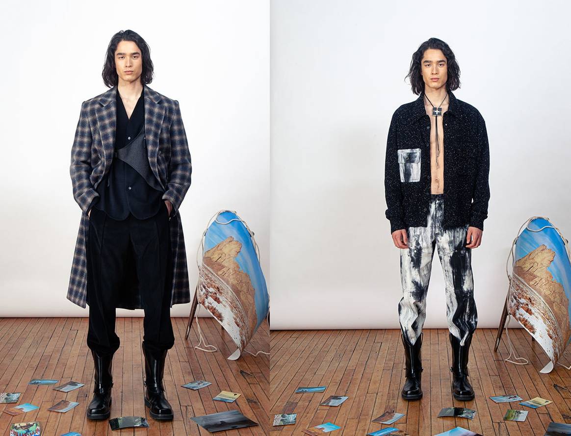 New York Fashion Week : Victor Li  s'inspire des plaines du Wyoming