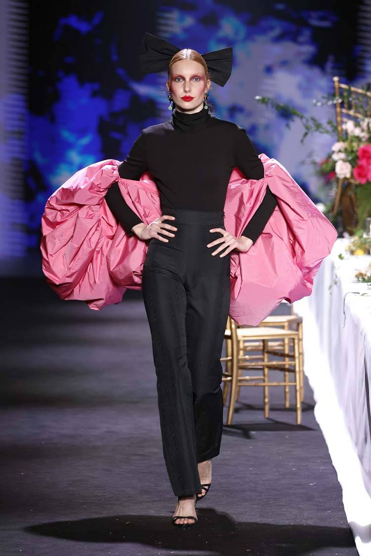 Imagen de la colección FW23 de Encinar en MBFW Madrid, por cortesía de la organización