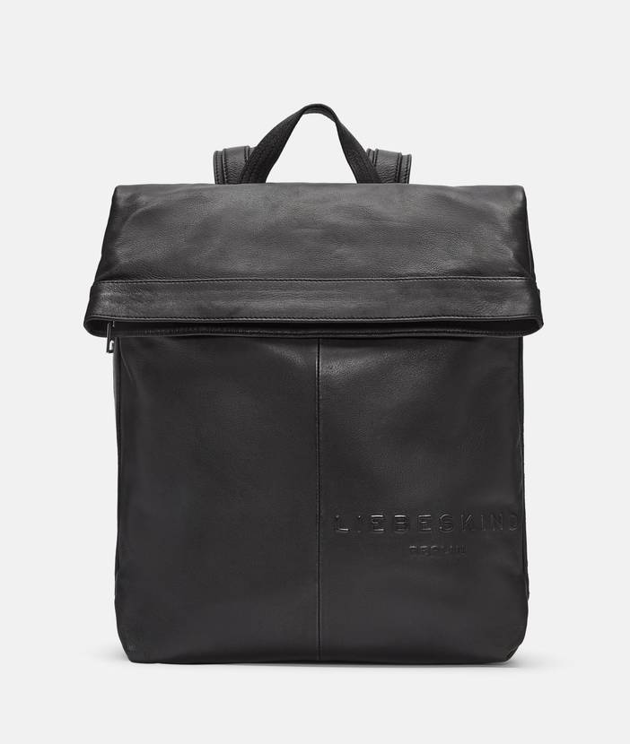 Großer Rucksack aus Schafsleder - blau | liebeskind berlin