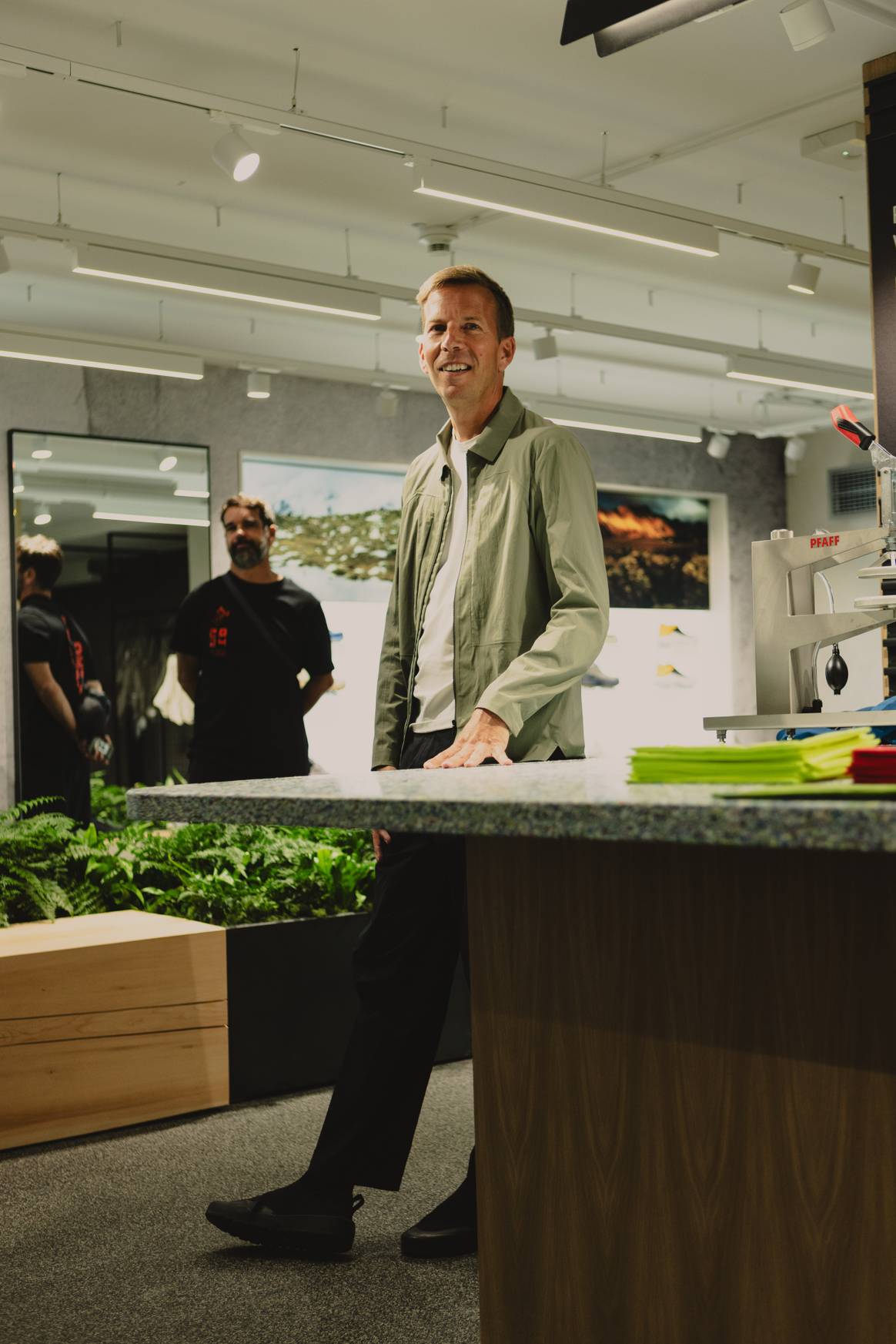 Sven Radtke in the store in Munich