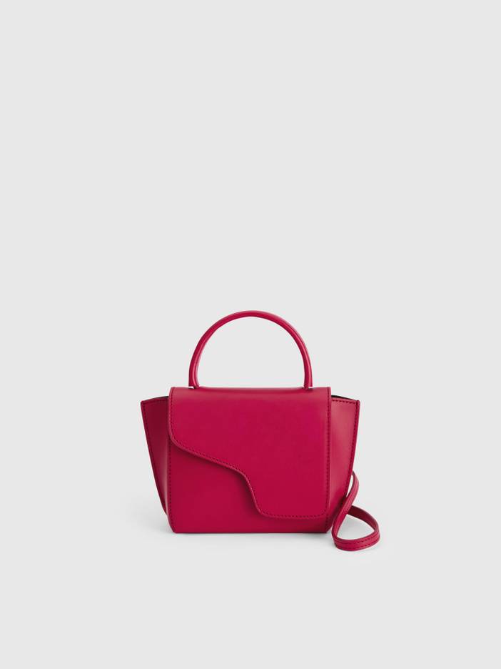 Montalcino Geranio Leather Mini handbag | ATP Atelier