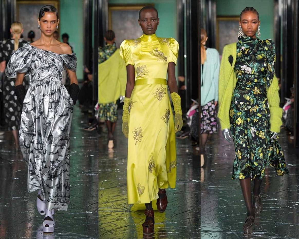 LFW AW20: Tulle, sequins and couture glamour