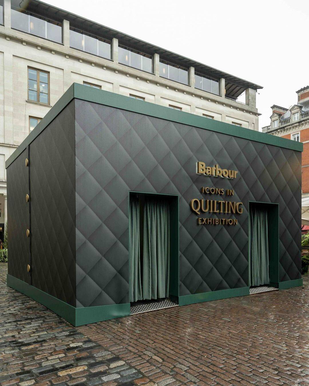 Barbour Icons in Quilting Pop-Up Covent Garden, London