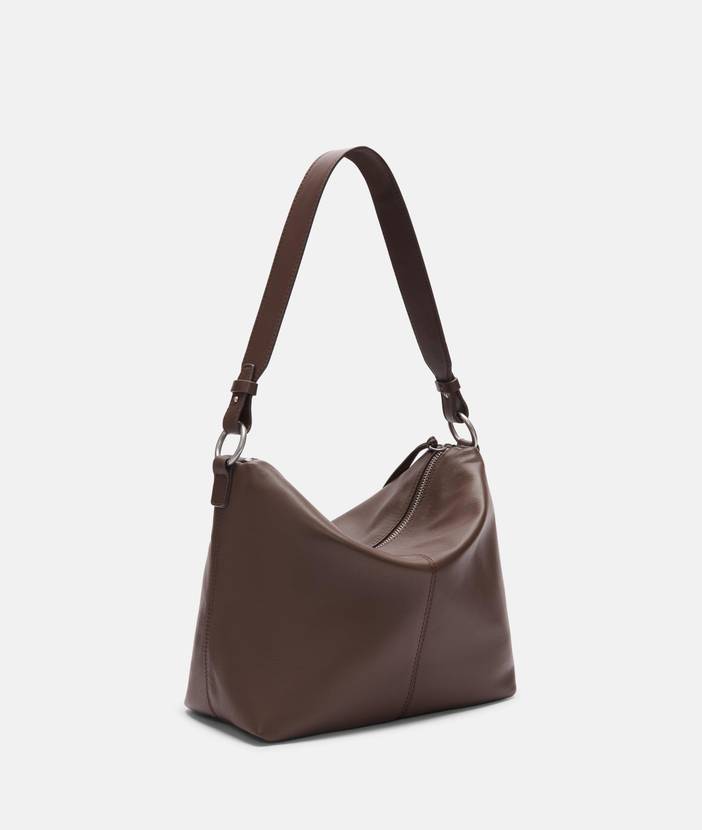 Handliche Tasche aus weichem Schafsnappaleder - grün | liebeskind berlin