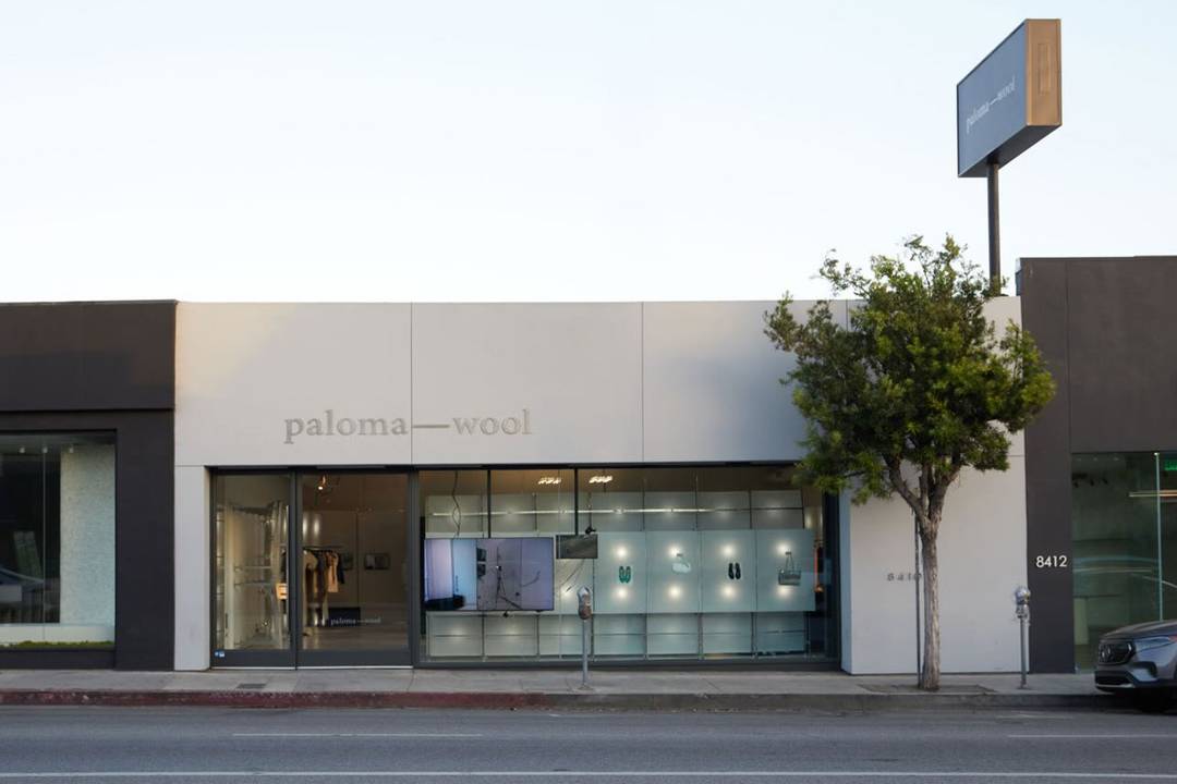 Negozio Paloma Wool all'8410 di Melrose Avenue, Los Angeles (Stati Uniti).