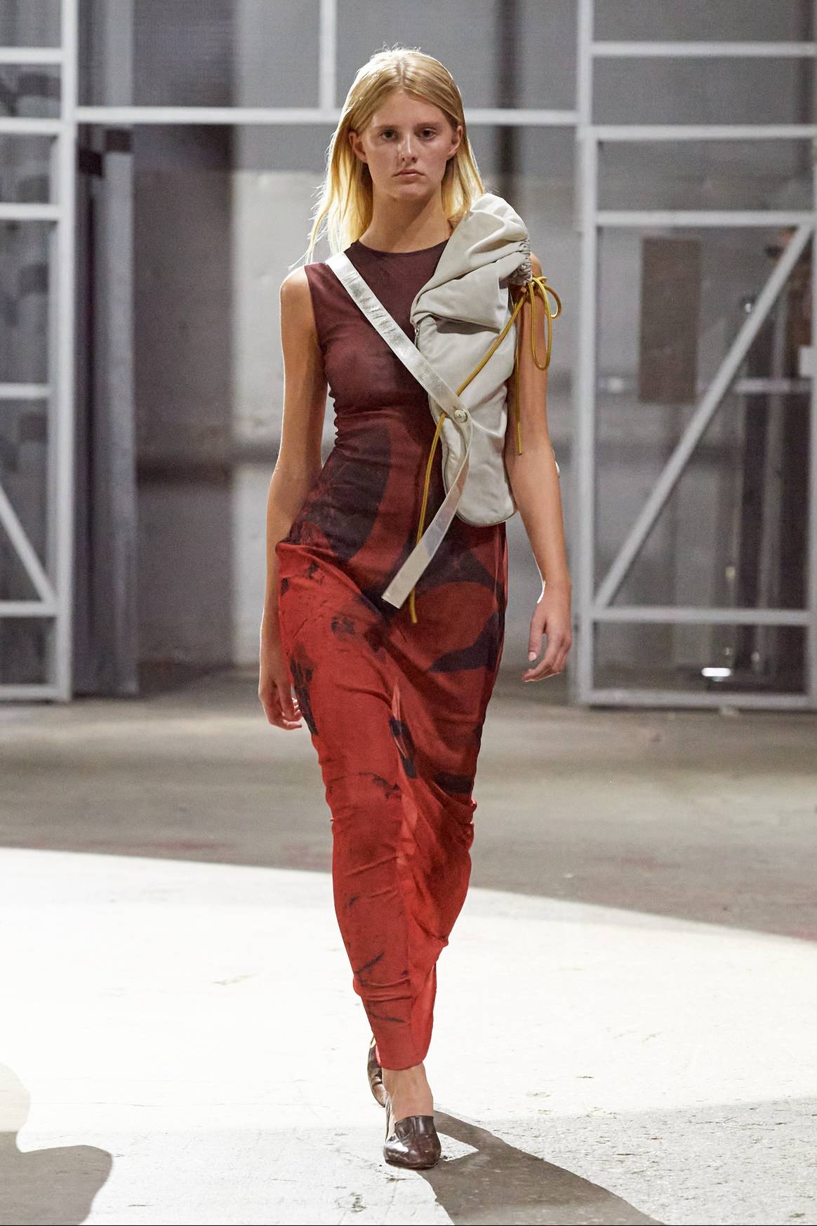 A design by Pia Erdt at the Swedish School of Textiles graduation show. Copenhagen Fashion Week SS25.