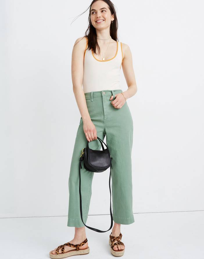 Slim Emmett Wide-Leg Crop Pants | Madewell