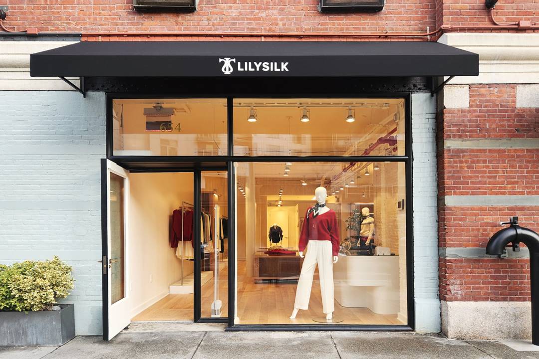 Lilysilk, New York store.