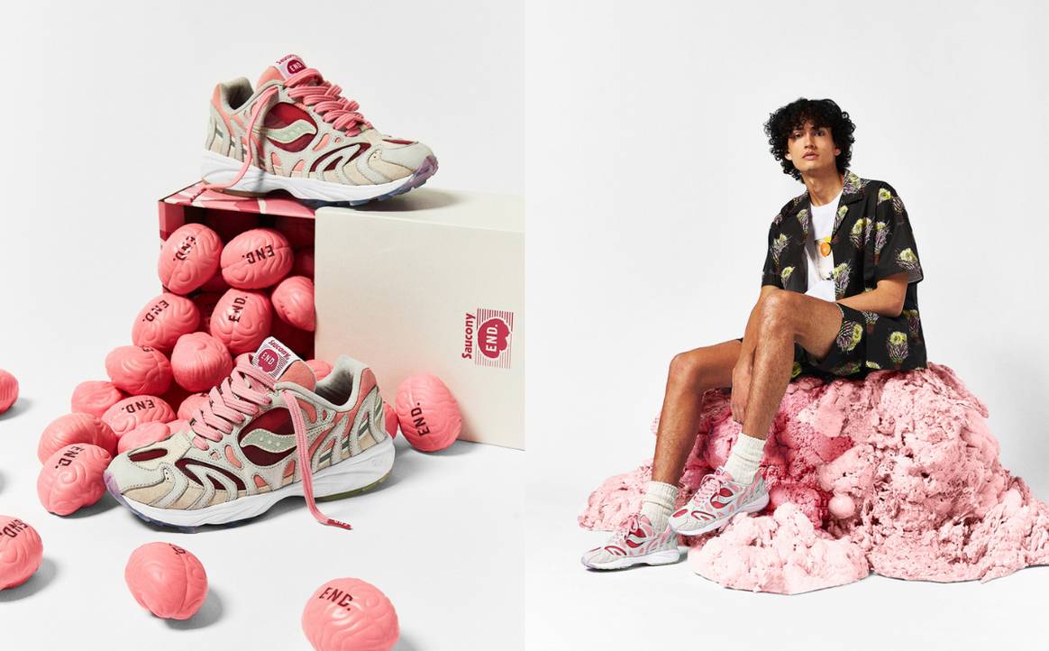 End teams up with Saucony for brain-inspired sneakers