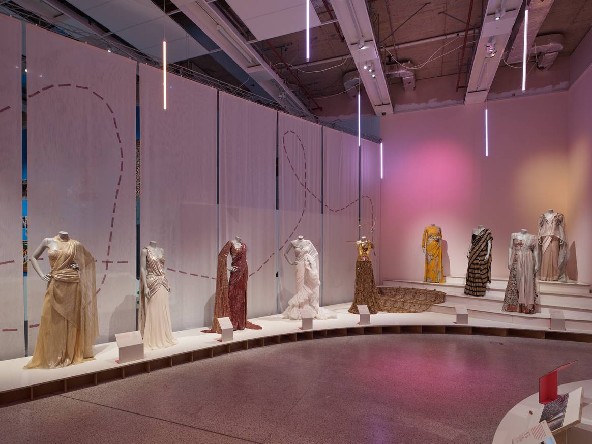 Image: Design Museum by Andy Stagg; The Offbeat Sari exhibition