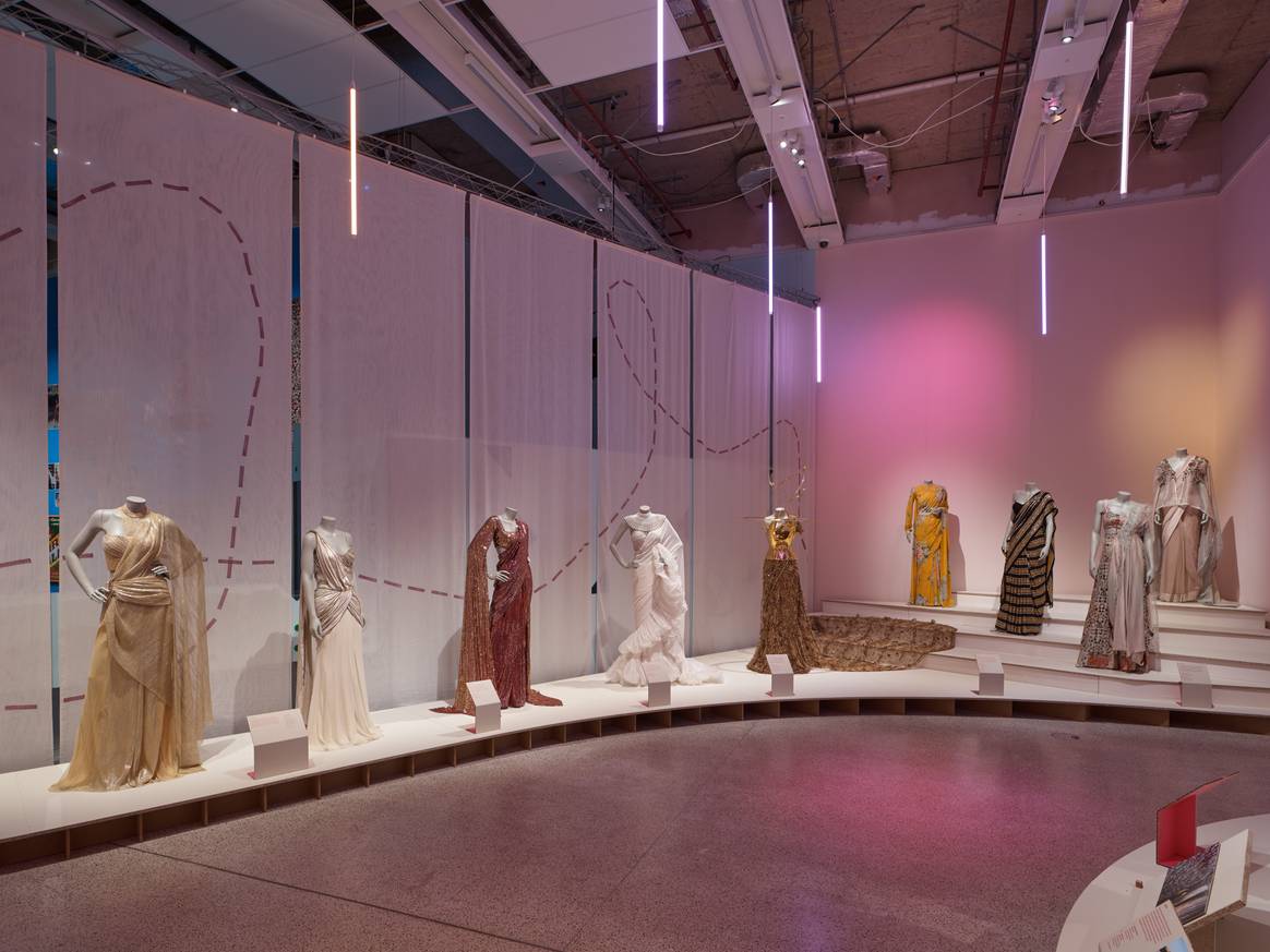 Image: Design Museum by Andy Stagg; The Offbeat Sari exhibition