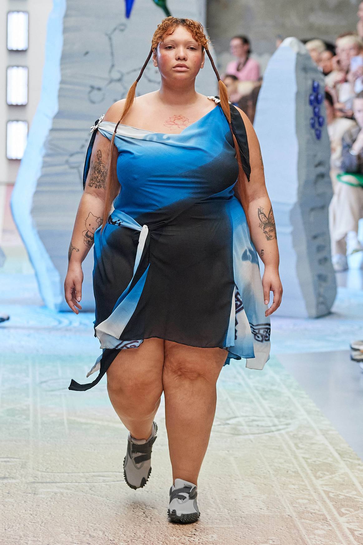 Paolina Russo, desfile de presentación de su colección Primavera/Verano SS24 en la Copenhagen Fashion Week.