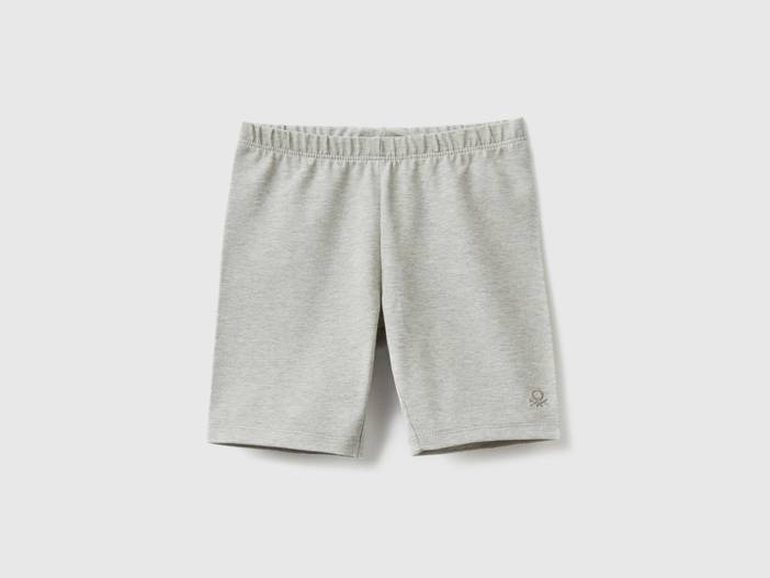 Benetton, Kurze Leggings Radhose, größe 82, Hellgrau, female | United Colors of Benetton