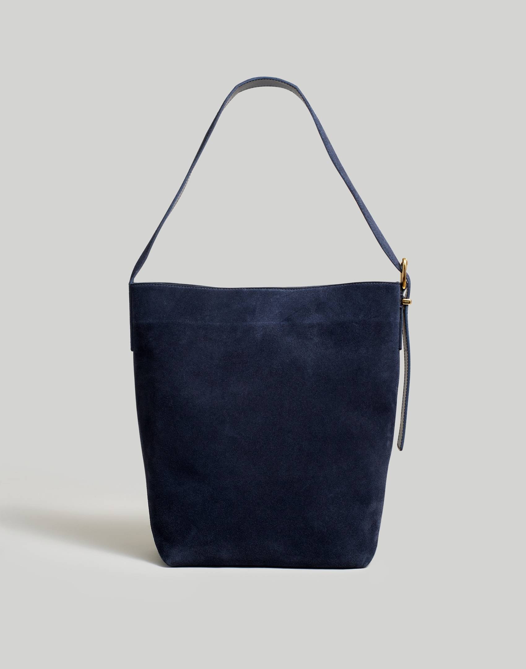 The Essential Bucket Tote in Suede | Madewell