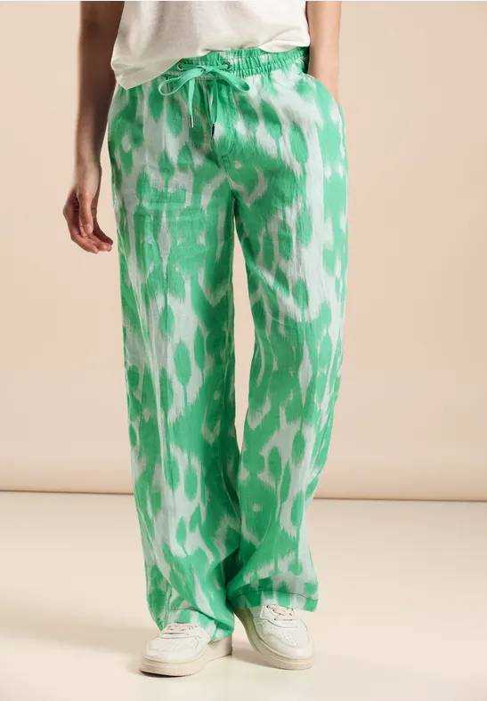 Frauen High Waist Hose in Grün | Street One