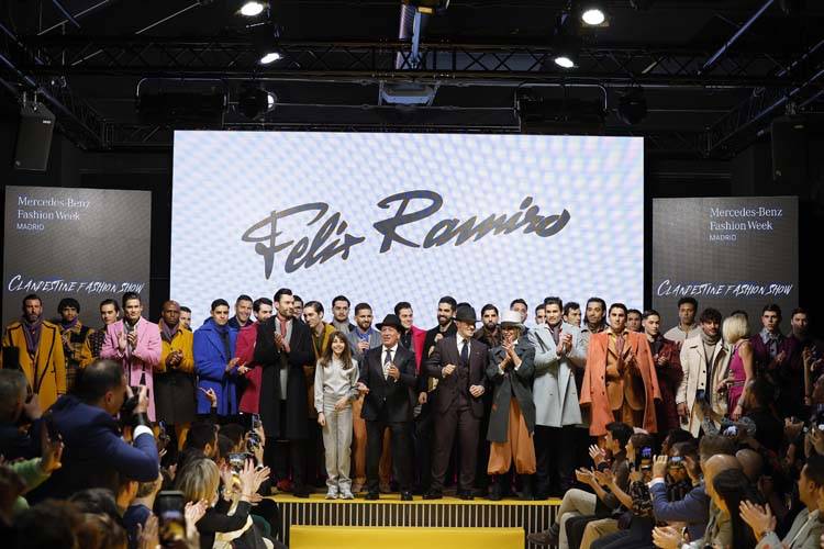 Imagen de colección FW23 de Felix Ramiro en MBFW Madrid, por cortesía de la organización