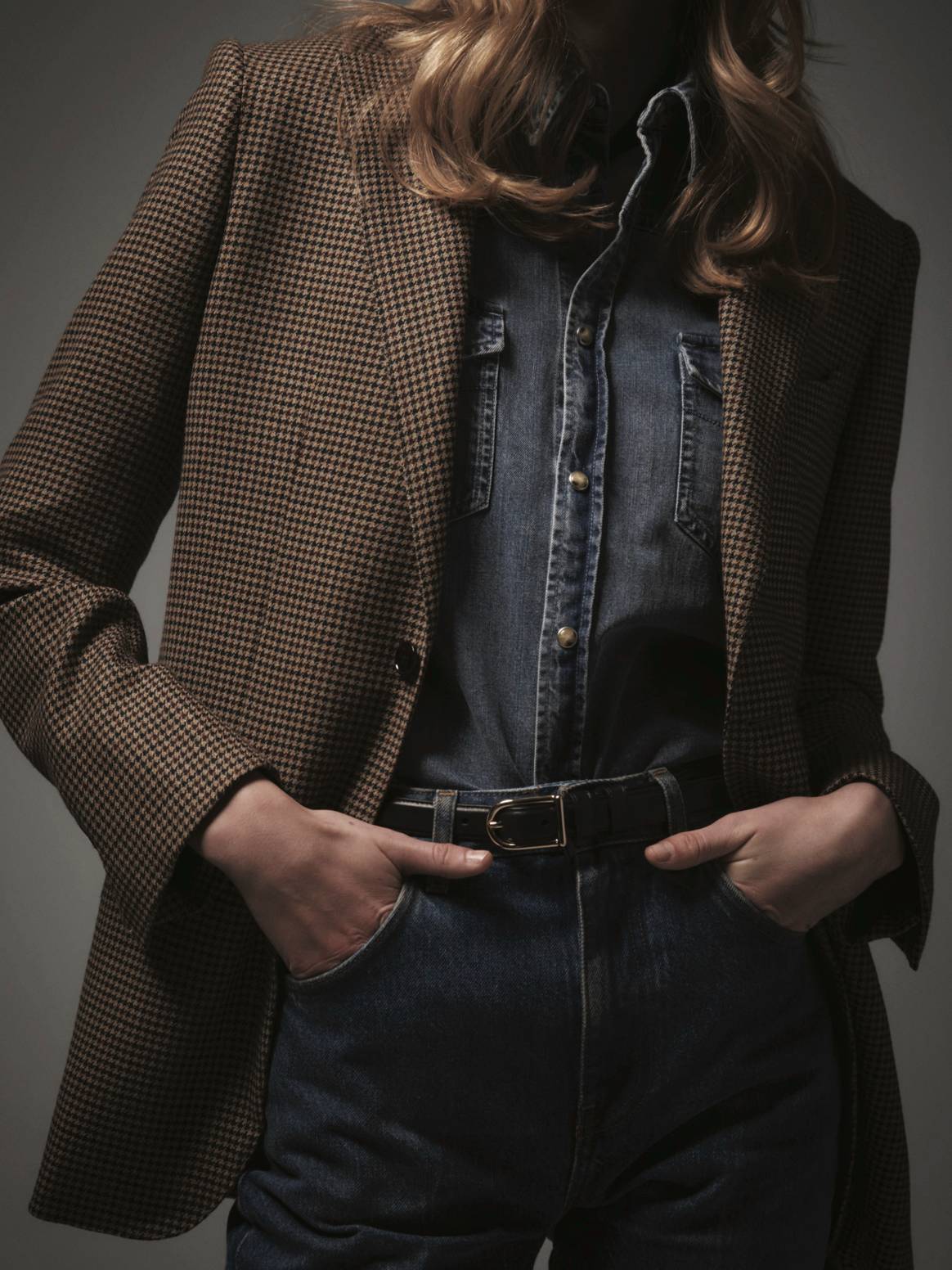 Denim, leather, and heritage fabrics merge in relaunched BLK DNM fall 23