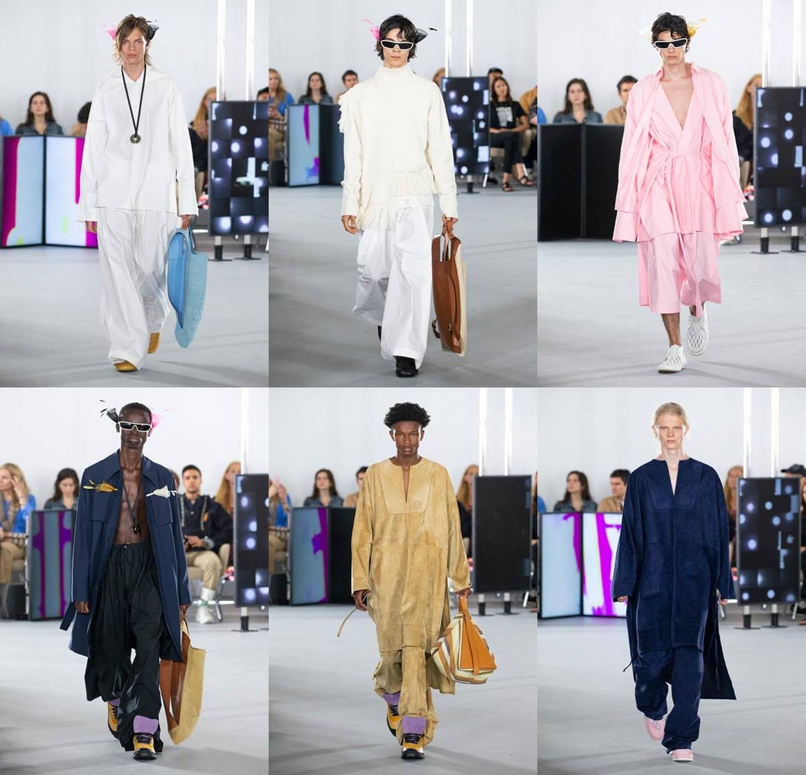 Caftanes, bolsos y artesanía: Loewe presenta en París su colección hombre SS-2020