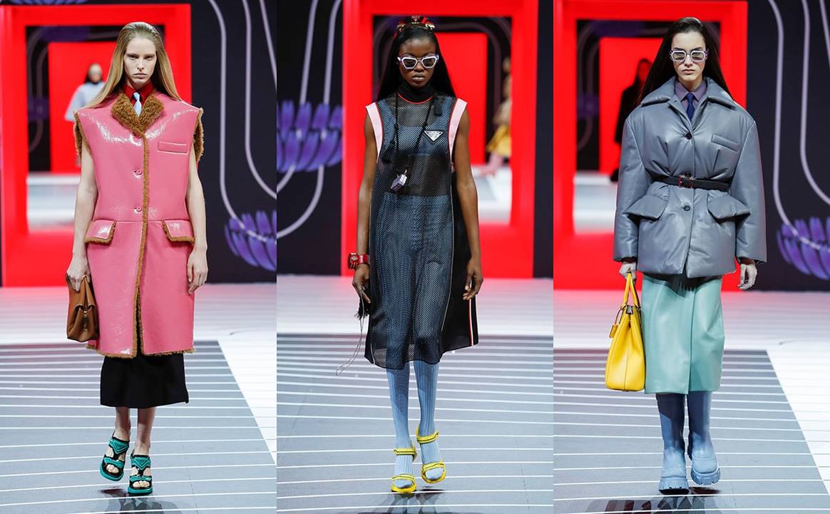 En images : le défilé Prada automne-hiver 2020-21