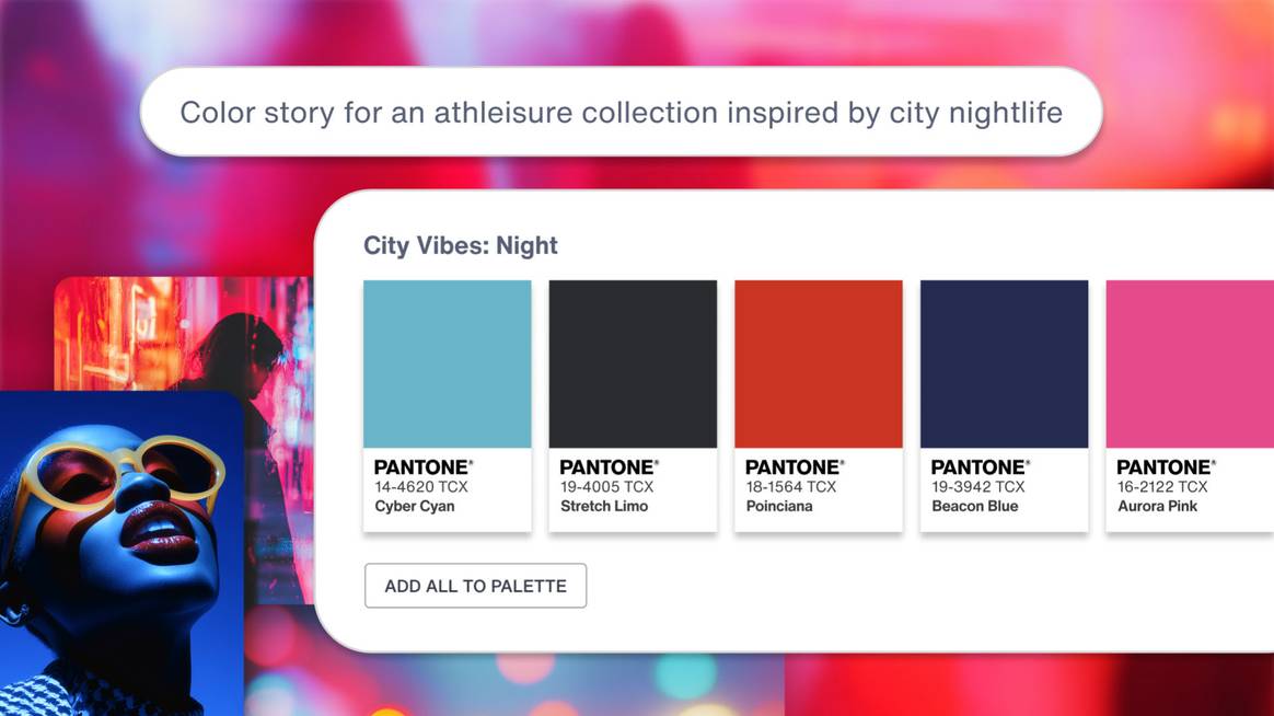 Pantone Palette Generator AI tool
