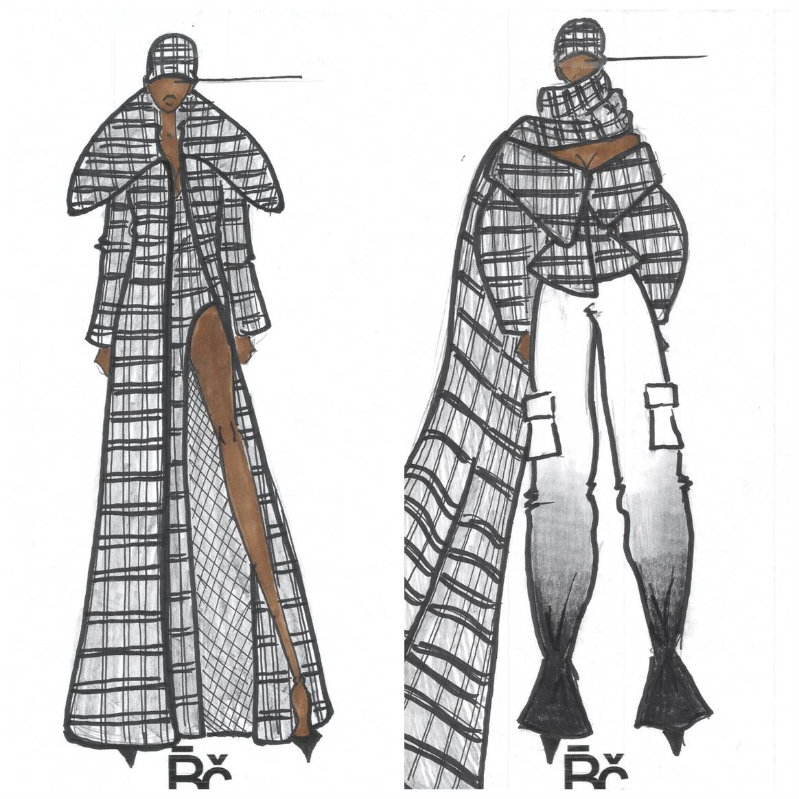 Bishme Cromartie FW24 Sketches