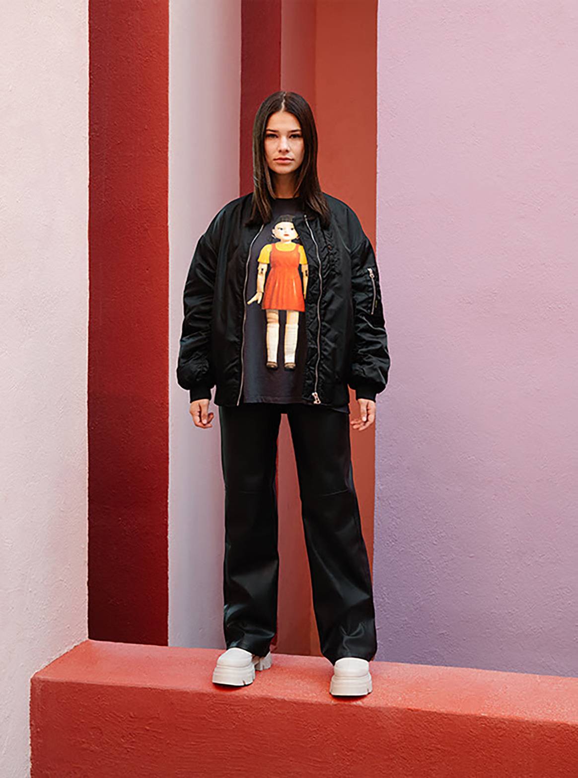 Photo Credits: Bershka, colección cápsula El juego del calamar.