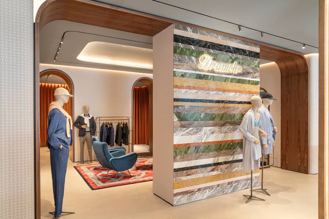 L'interno della nuova boutique