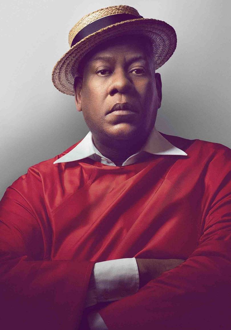 El ex editor de Vogue USA, André Leon Talley visita 080 Barcelona Fashion