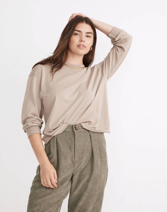 Supima® Cotton Essential Long-Sleeve Tee | Madewell