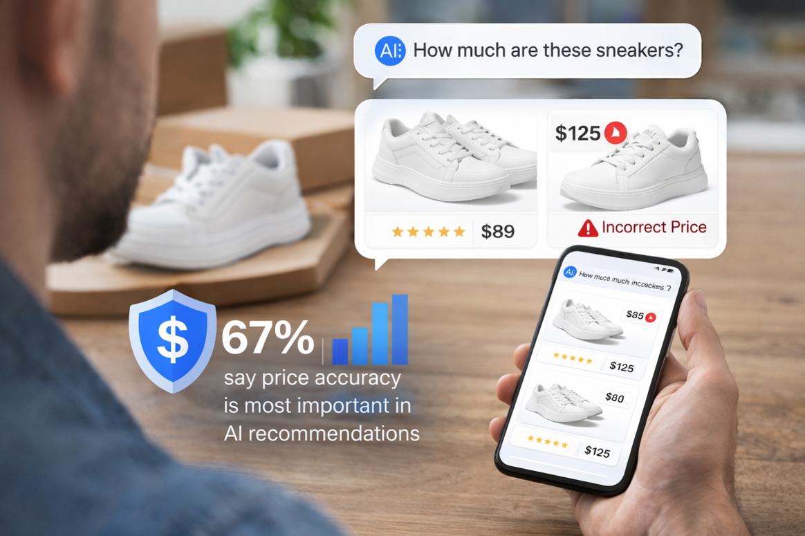 Price accuracy matters most in AI recommendations