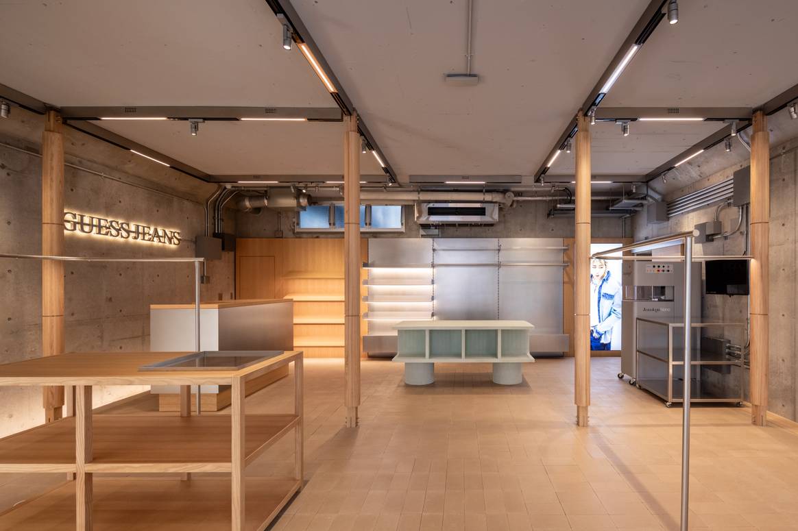 Guess Jeans opens first Asian flagship store in Tokyo.