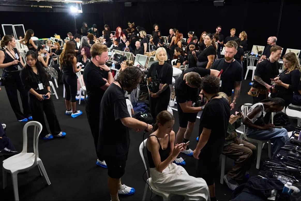 Balmain SS24, backstage