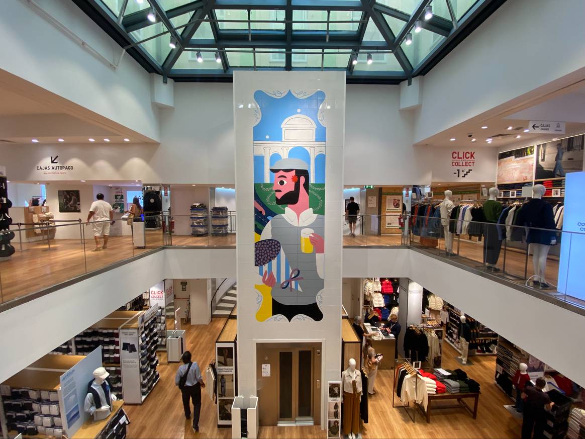 La tienda de Uniqlo en Salamanca, Madrid