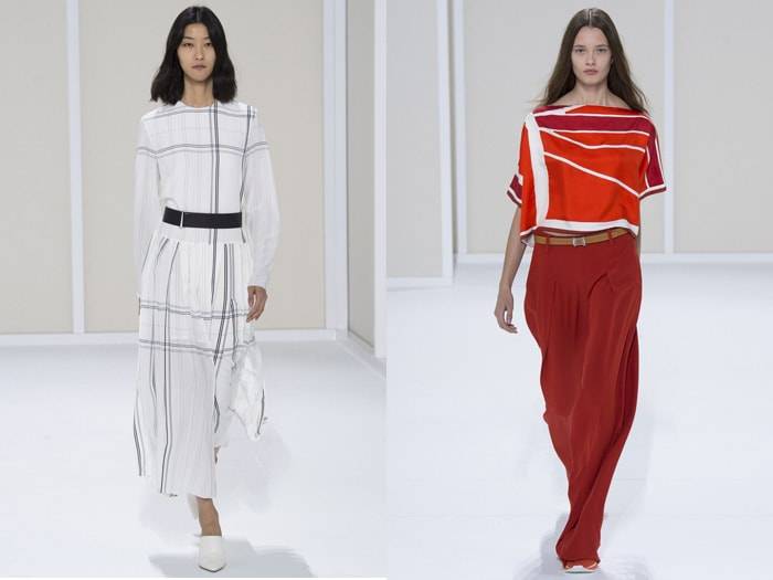 Moda en París: colores vivos y plisados para el próximo verano