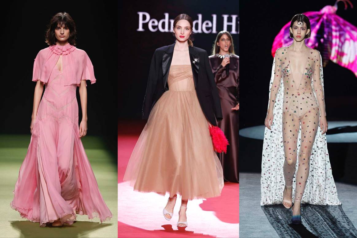 Imágenes FW23 de Teresa Helbig/Pedro del Hierro/Odette Álvarez en MBFWMadrid