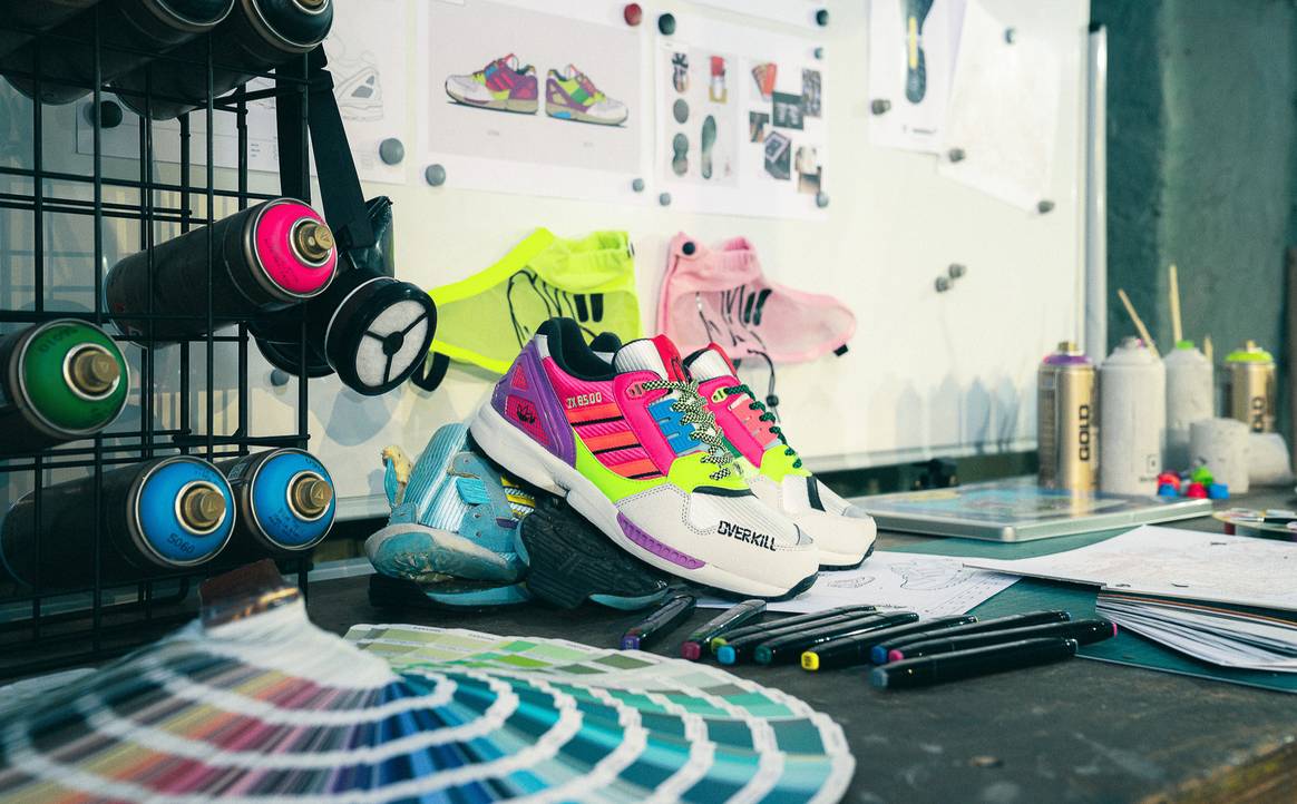 Graffiti an den Füßen: Adidas kollaboriert mit Overkill