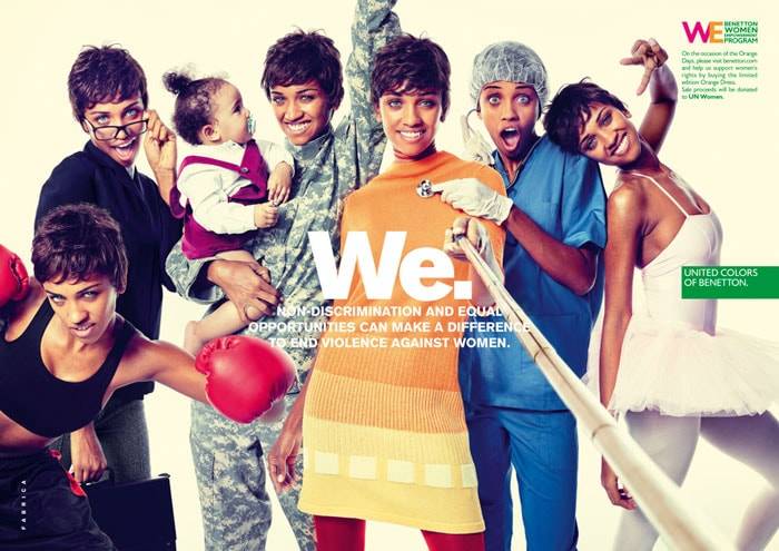 Benetton to donate proceeds from orange dress to UN Women