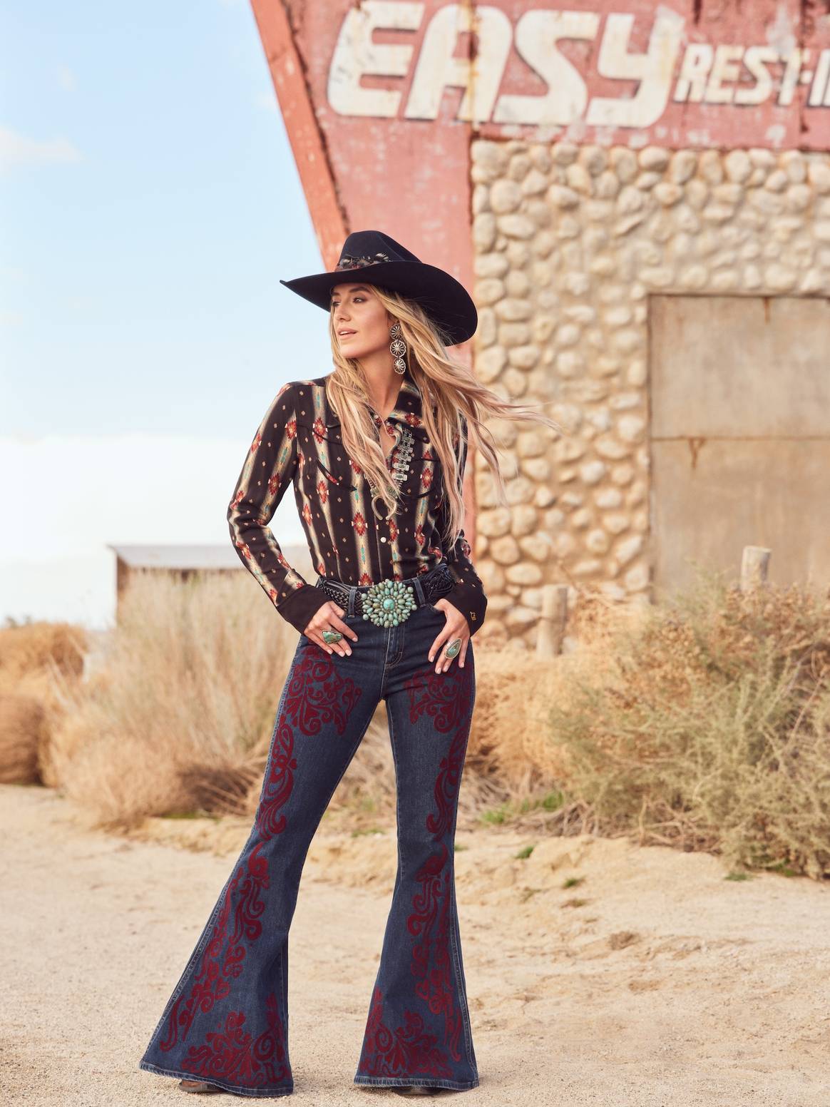 Wrangler x Lainey Wilson collection campaign