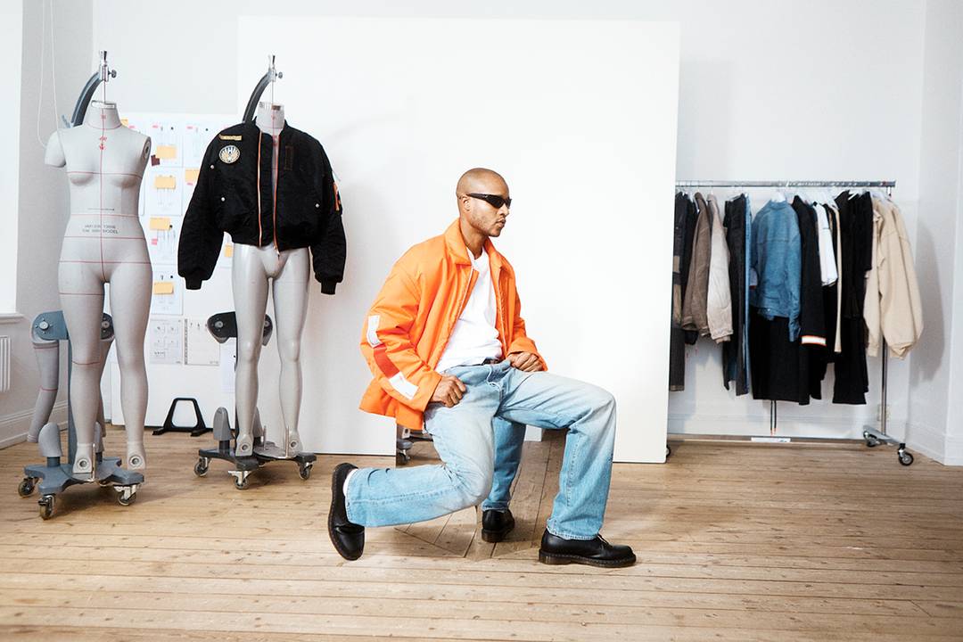 Designer Heron Preston.