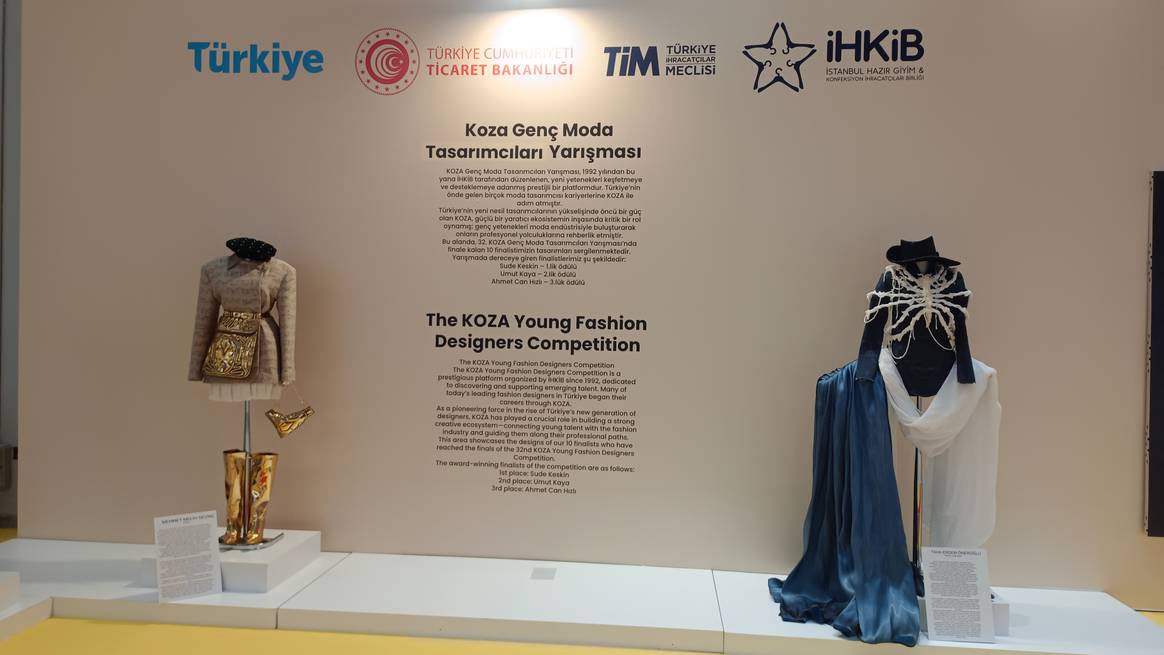 Designs by finalists Mehmet Melih Sevinç (left) and Taha Erdem Ömeroğlu (right), being inspired by a Sumerian love poem and a dystopian universe, respectively.