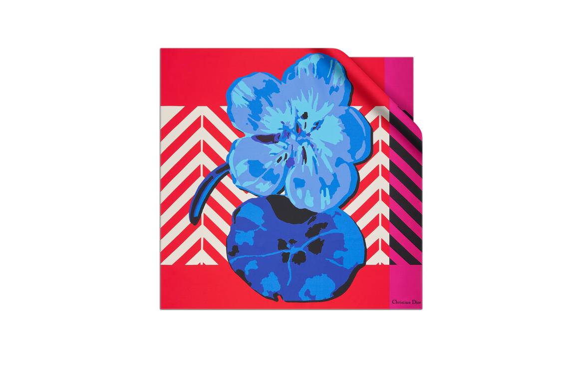 Foulard D-Flower Pop, collection Dior Chez Moi © DIOR