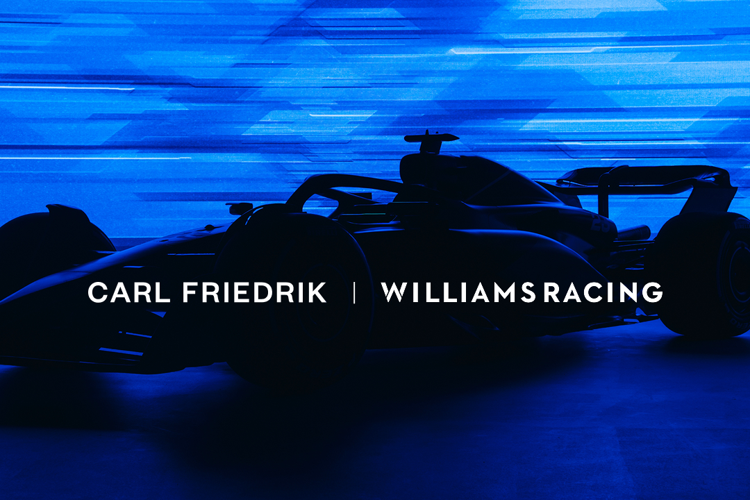 Carl Friedrik x Williams Racing partnership