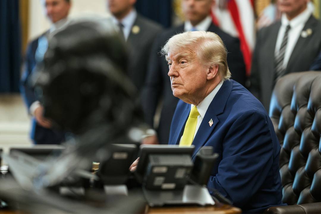 Il presidente Donald J. Trump nello Studio Ovale della Casa Bianca, il 4 giugno 2026.